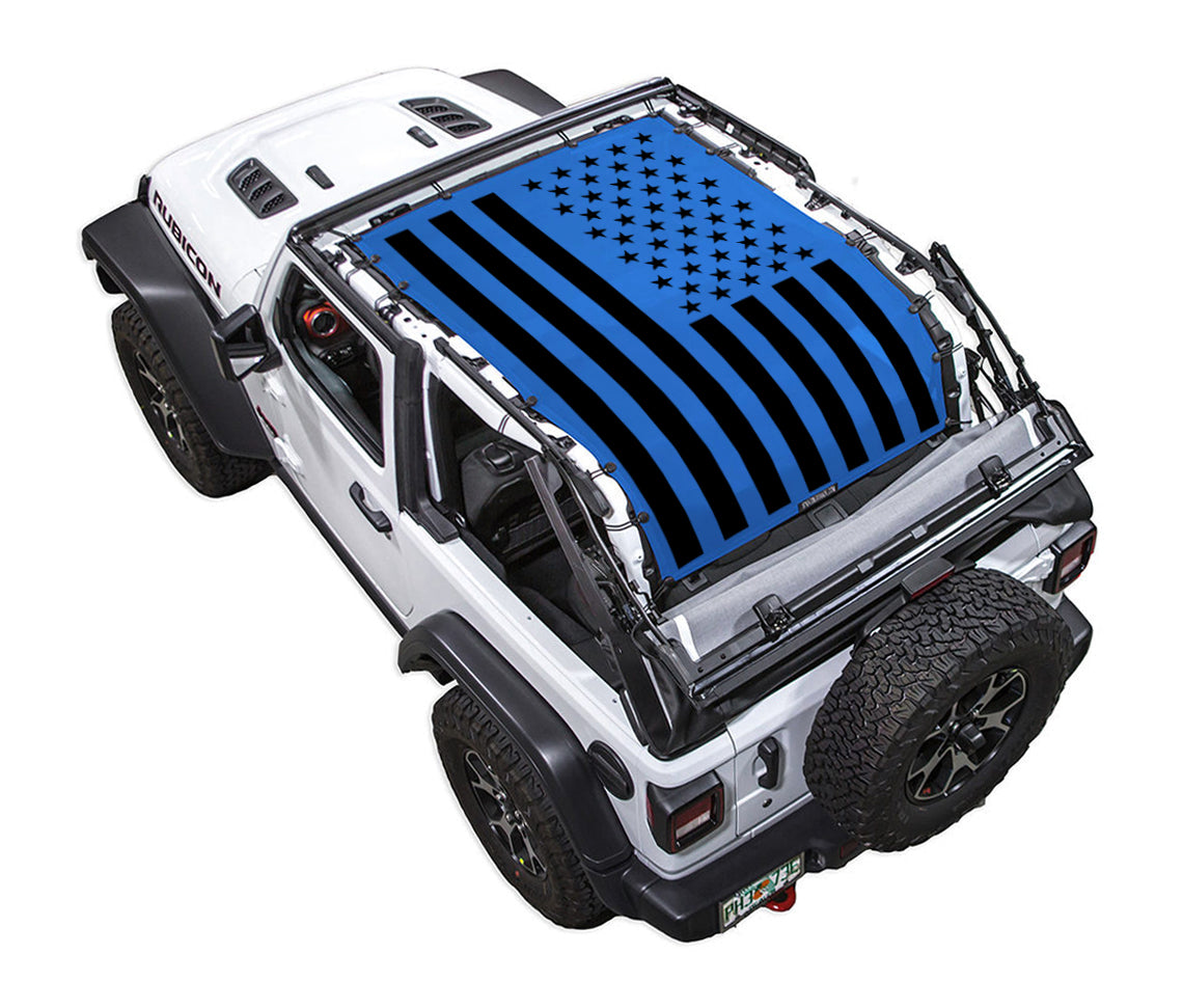 Solid Tactical Flag_Full-Shade (Extra Long)_Blue