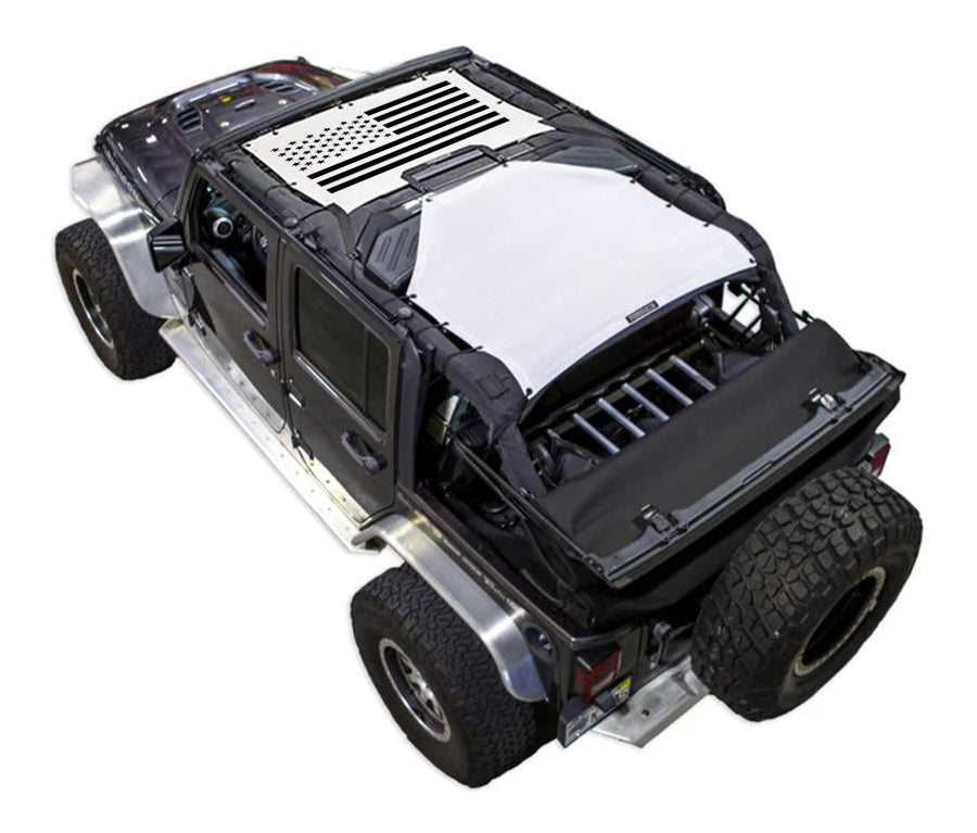 Solid Tactical Flag_2-Piece (Front and Rear)_White