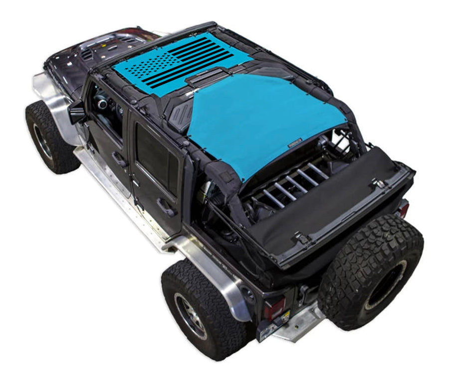 Solid Tactical Flag_2-Piece (Front and Rear)_Teal