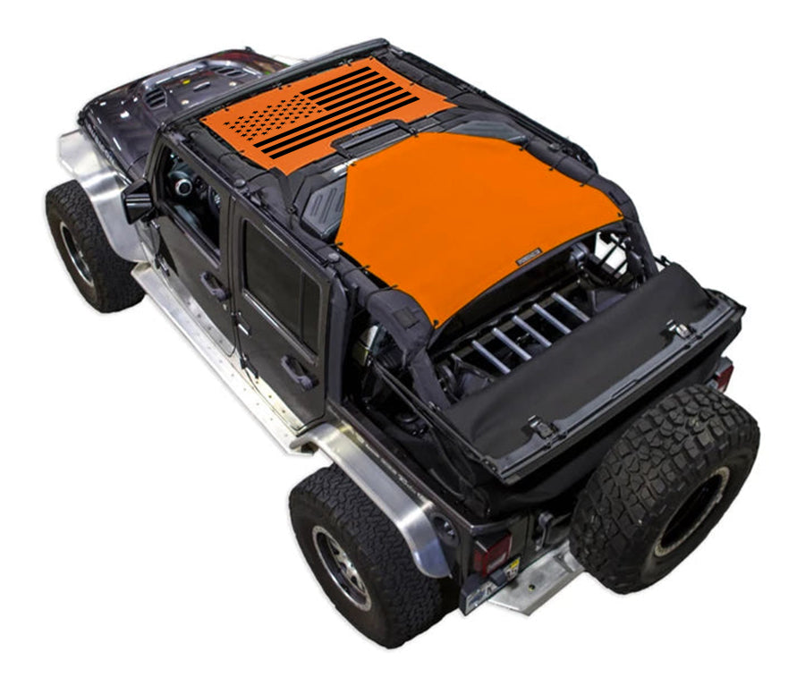Solid / 2-Piece (Front and Rear) / Orange