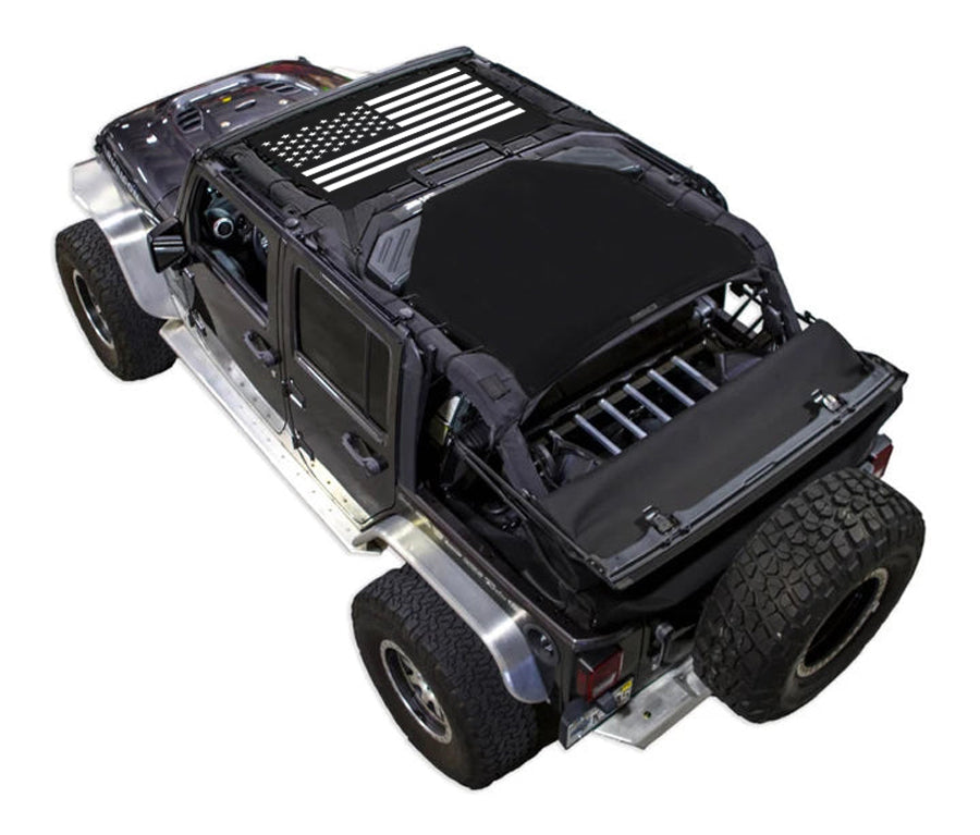 Solid Tactical Flag_2-Piece (Front and Rear)_Black