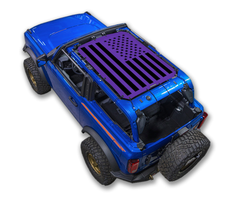 Solid Tactical Flag_2-Door_Purple