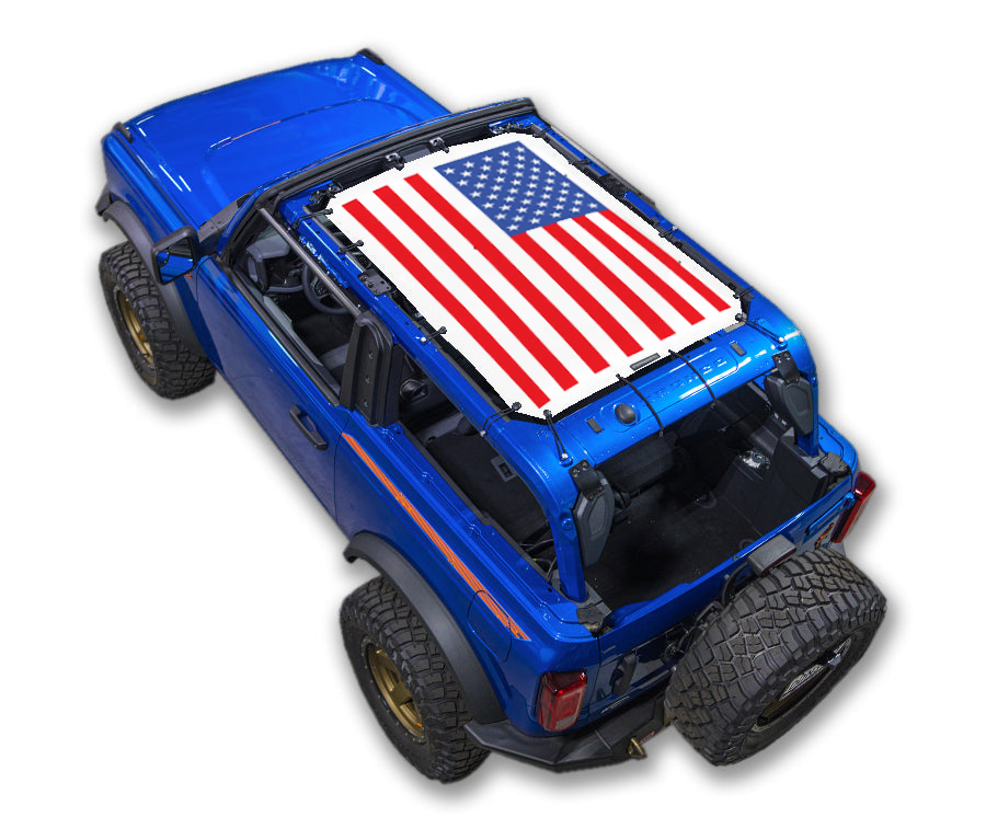 2-Door_Red, White, Blue USA Flag