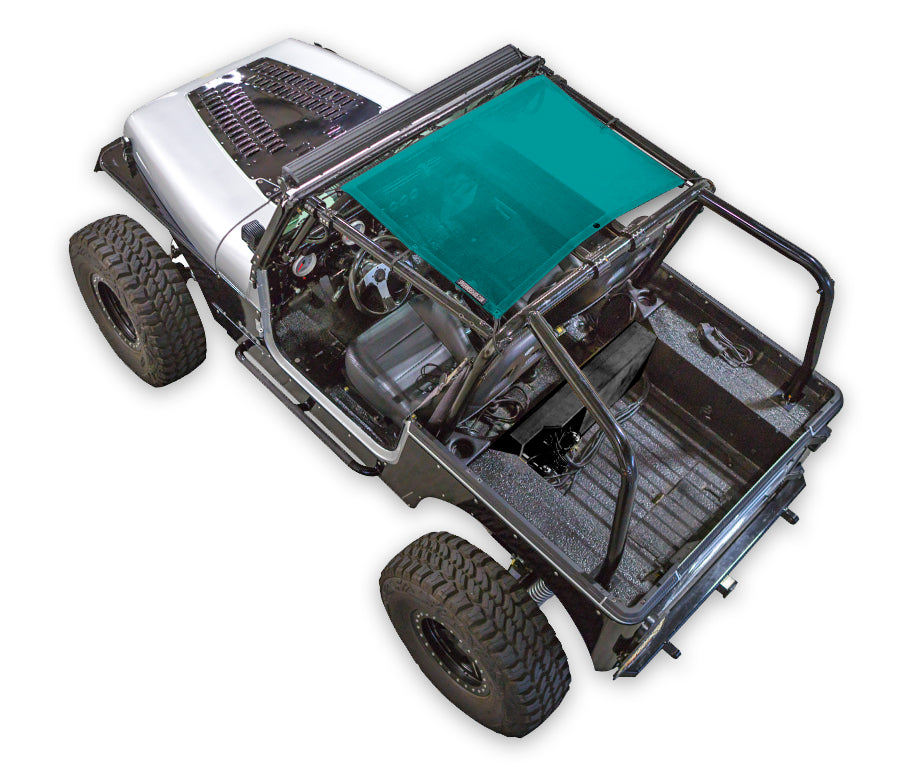 Jeep Wrangler YJ (1987-1996) SPIDERWEBSHADE Solid Color Shade Top