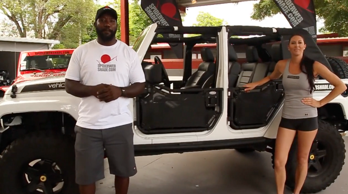 Jeep Wrangler JK 4-Door Full Shade Installation