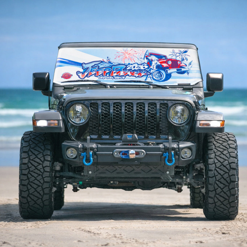 LIMITED EDITION - JEEP BEACH 2026 Jeep Wrangler & Gladiator Solar shield