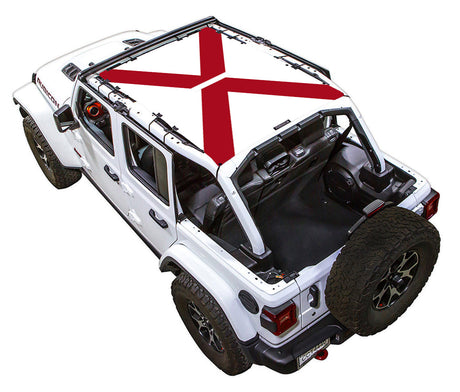 Alabama State Flag Full-Shade – SPIDERWEBSHADE JLU 4-Door sun shade