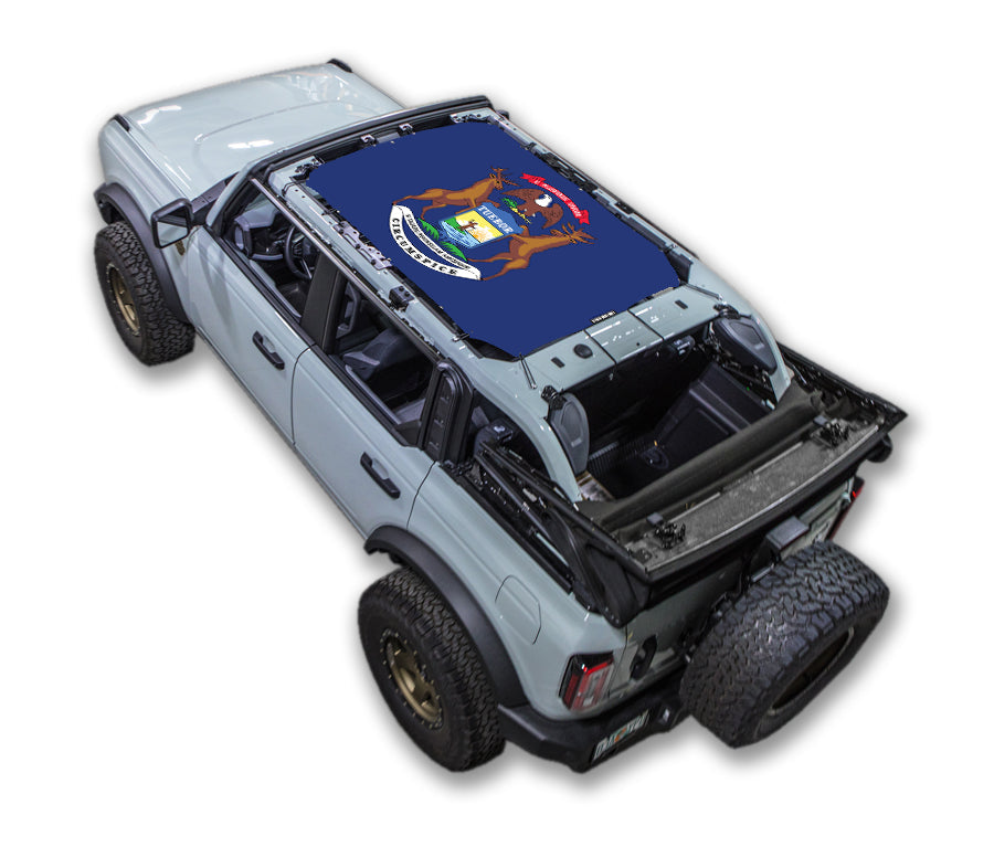 State Flag_4-Door_Michigan