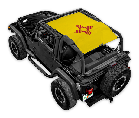 SPIDERWEBSHADE Jeep Wrangler TJ State Flag New Mexico 1997–2006