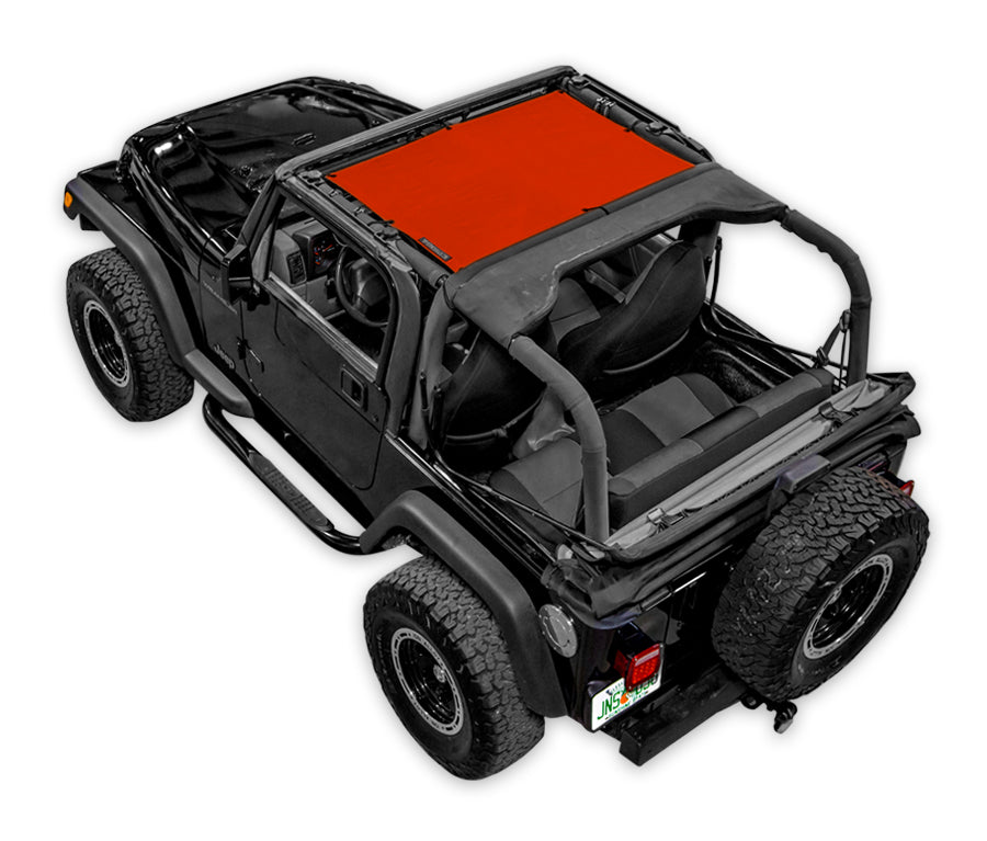 Jeep Wrangler TJ (1997-2006) SPIDERWEBSHADE Solid Color Shade Top