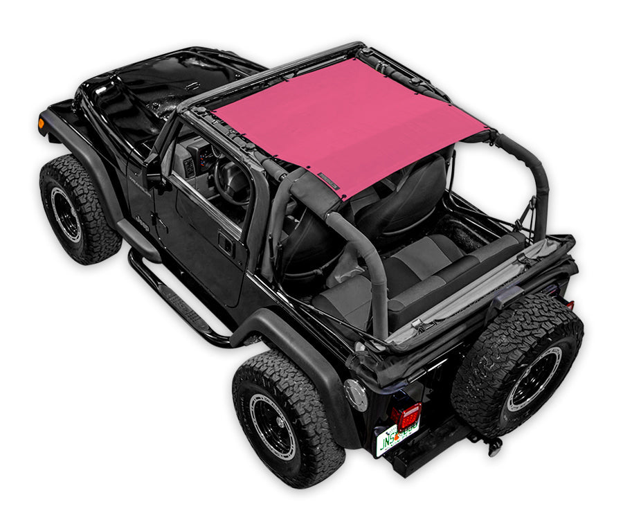 Jeep Wrangler TJ (1997-2006) SPIDERWEBSHADE Solid Color Shade Top