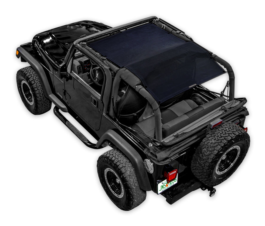 Jeep Wrangler TJ (1997-2006) SPIDERWEBSHADE Solid Color Shade Top