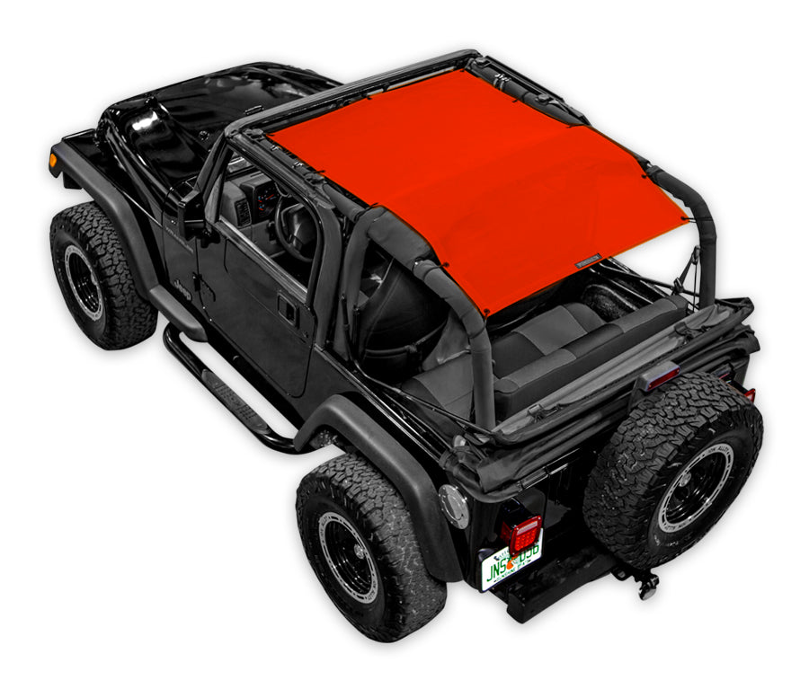 Jeep Wrangler TJ (1997-2006) SPIDERWEBSHADE Solid Color Shade Top