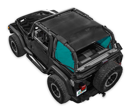 Jeep Wrangler TJ Sun Shade Solid Color Shade Top (1997–2006)
