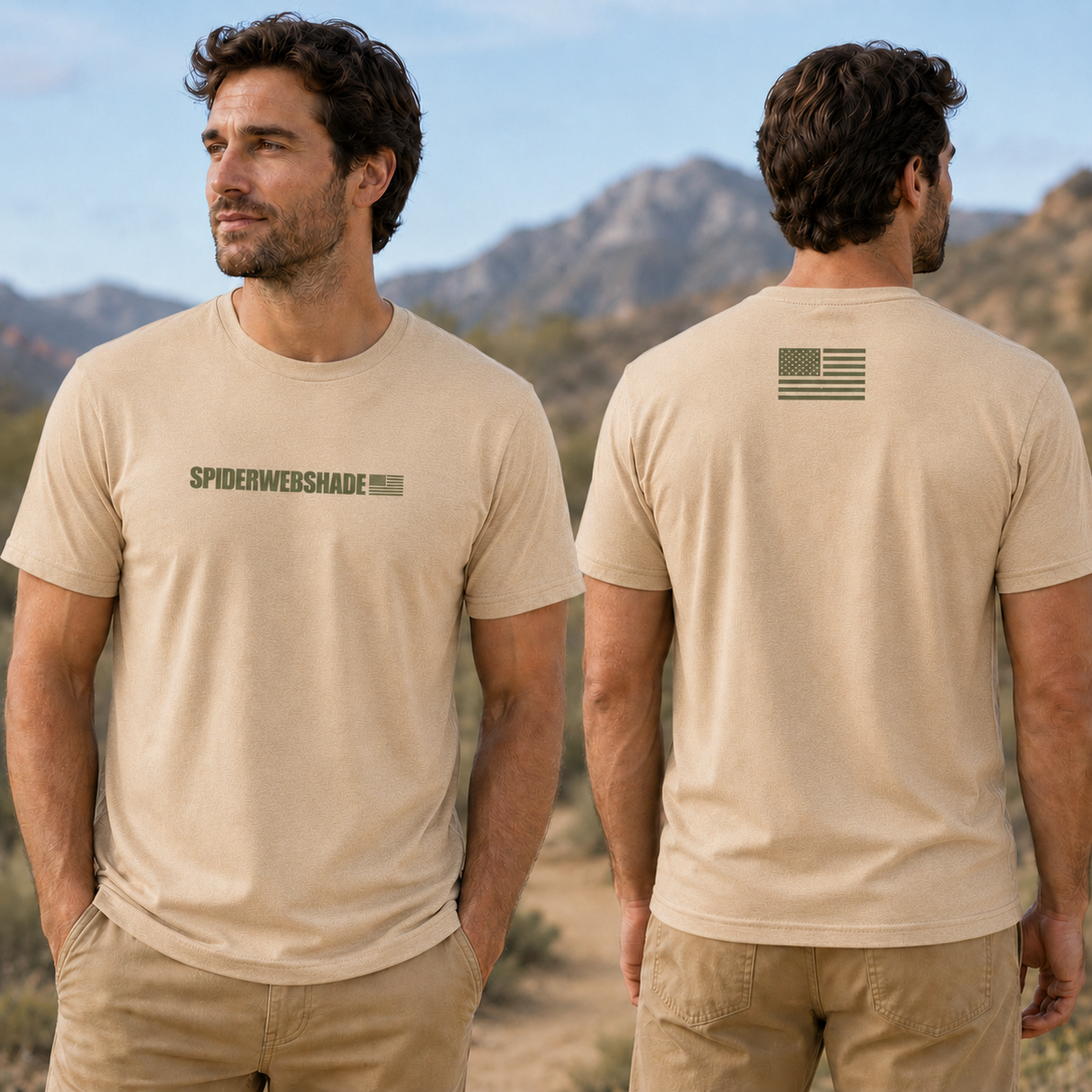 SPIDERWEBSHADE Buy American T-Shirt