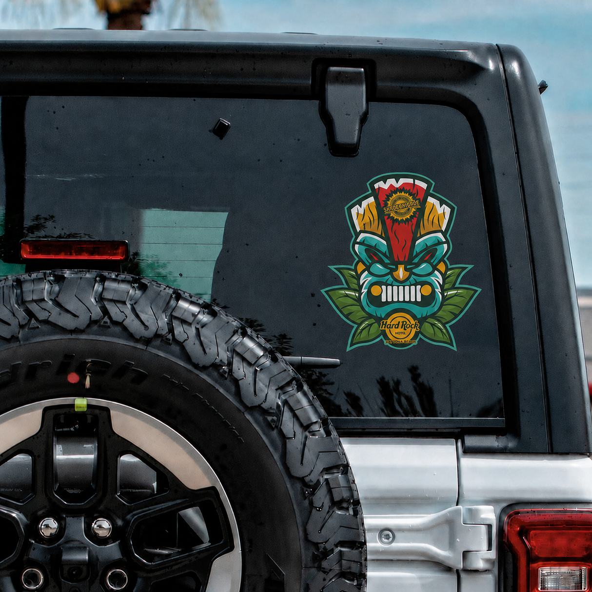 Official Tiki Party Decal