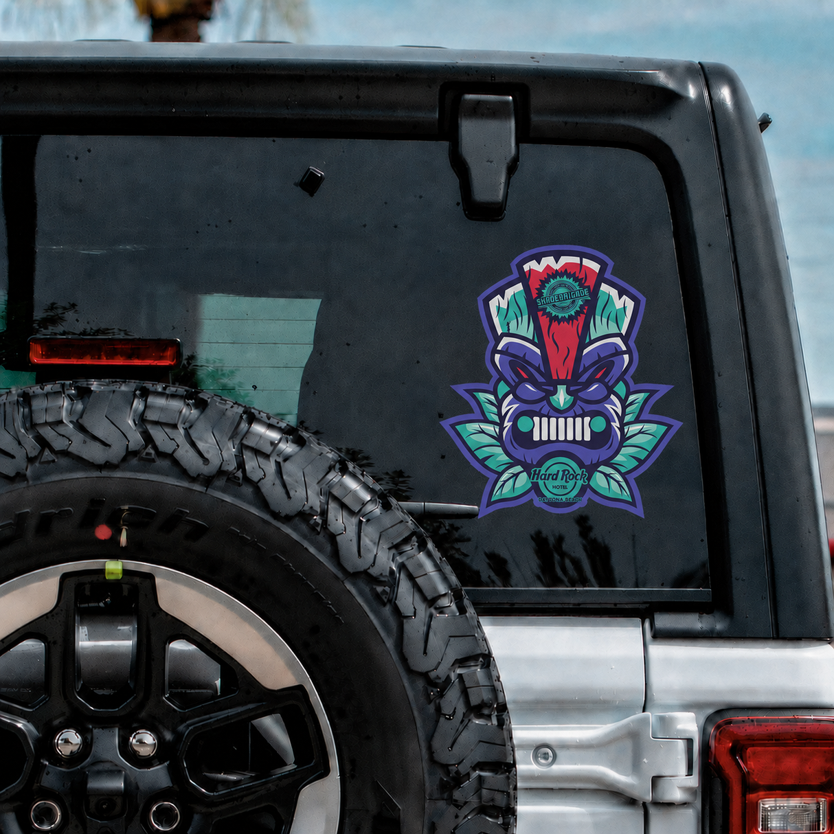 Official Tiki Party Decal