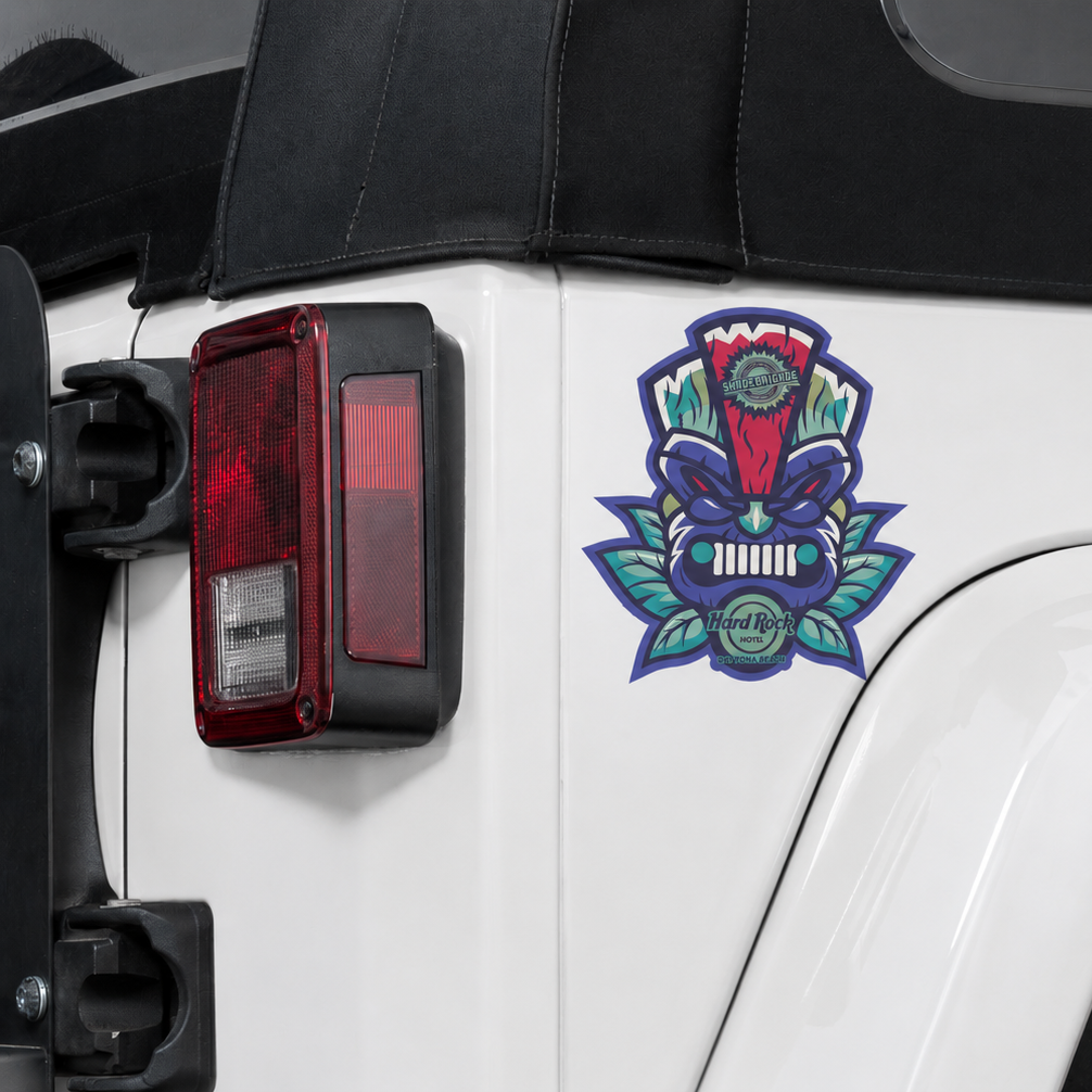 Official Tiki Party Decal