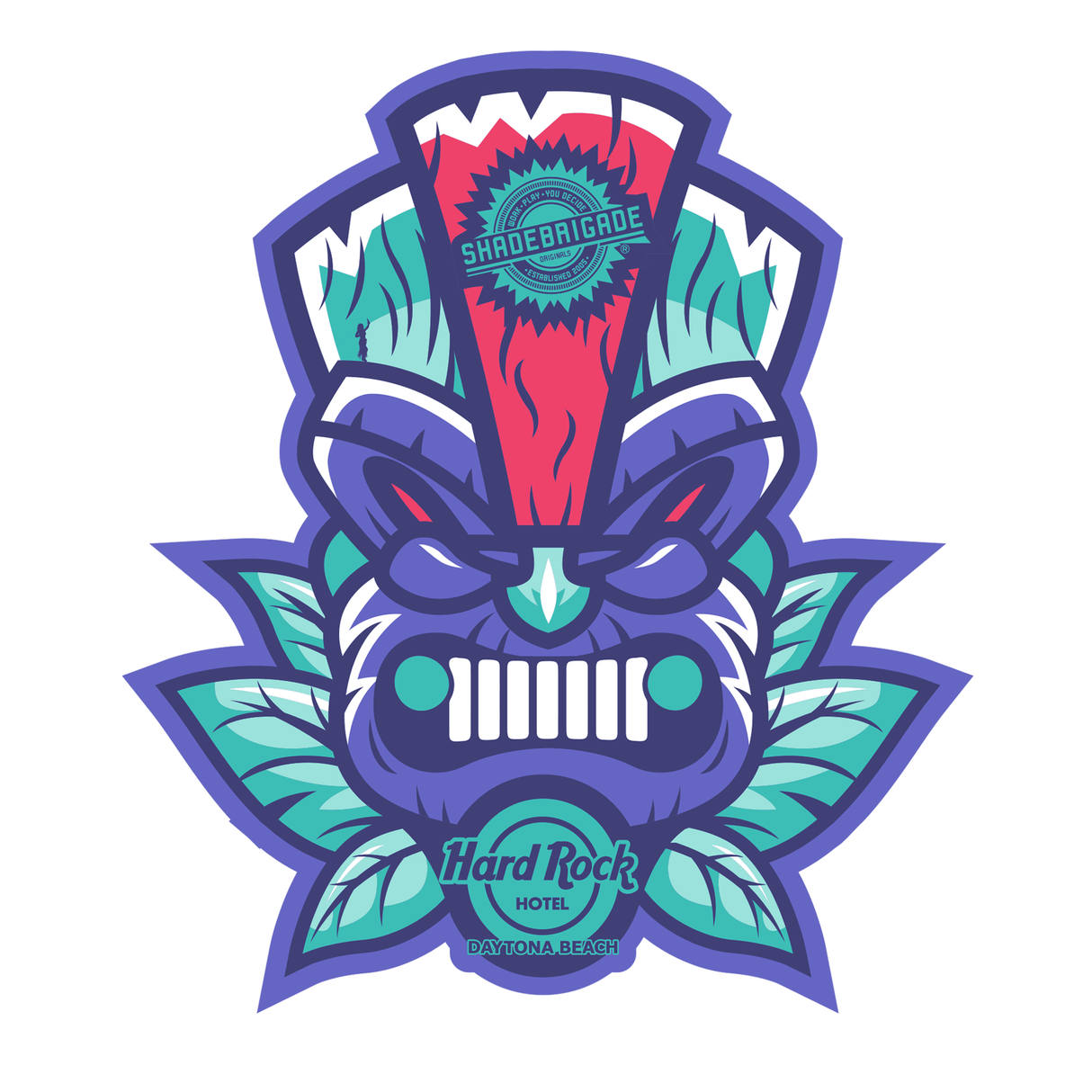 Official Tiki Party Decal