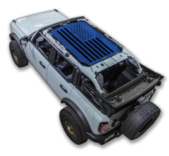 Solid Tactical Flag_4-Door_Blue