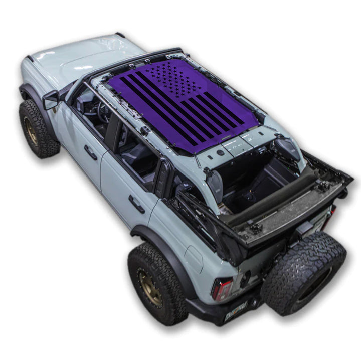 Solid Tactical Flag_4-Door_Purple
