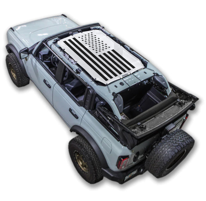 Solid Tactical Flag_4-Door_White