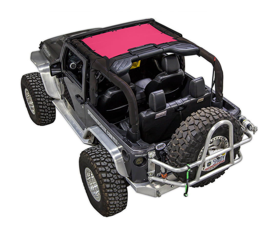 Jeep Wrangler JK JKini-2D Sunshade Mesh Top - SPIDERWEBSHADE