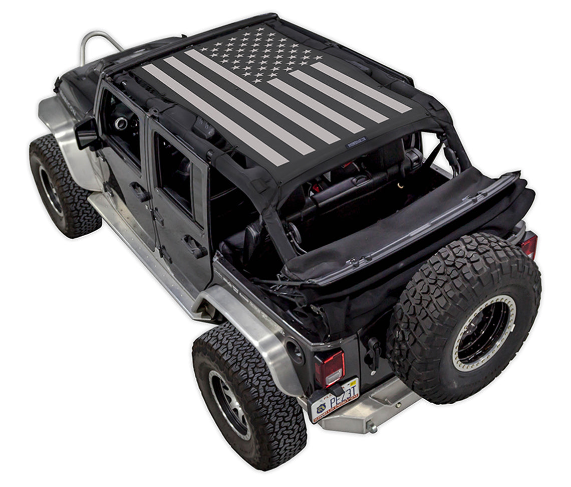 Jeep Wrangler JKU JK4D Tactical Flag Solid - SPIDERWEBSHADE