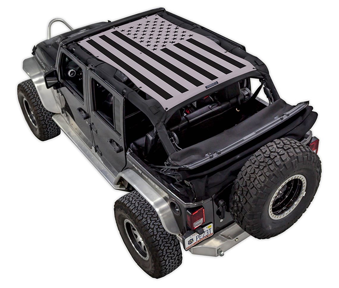 Jeep Wrangler JKU JK4D Tactical Flag Solid - SPIDERWEBSHADE