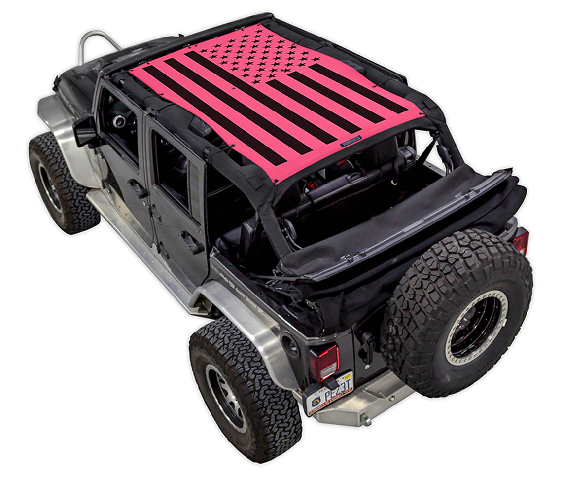 Jeep Wrangler JKU JK4D Tactical Flag Solid - SPIDERWEBSHADE