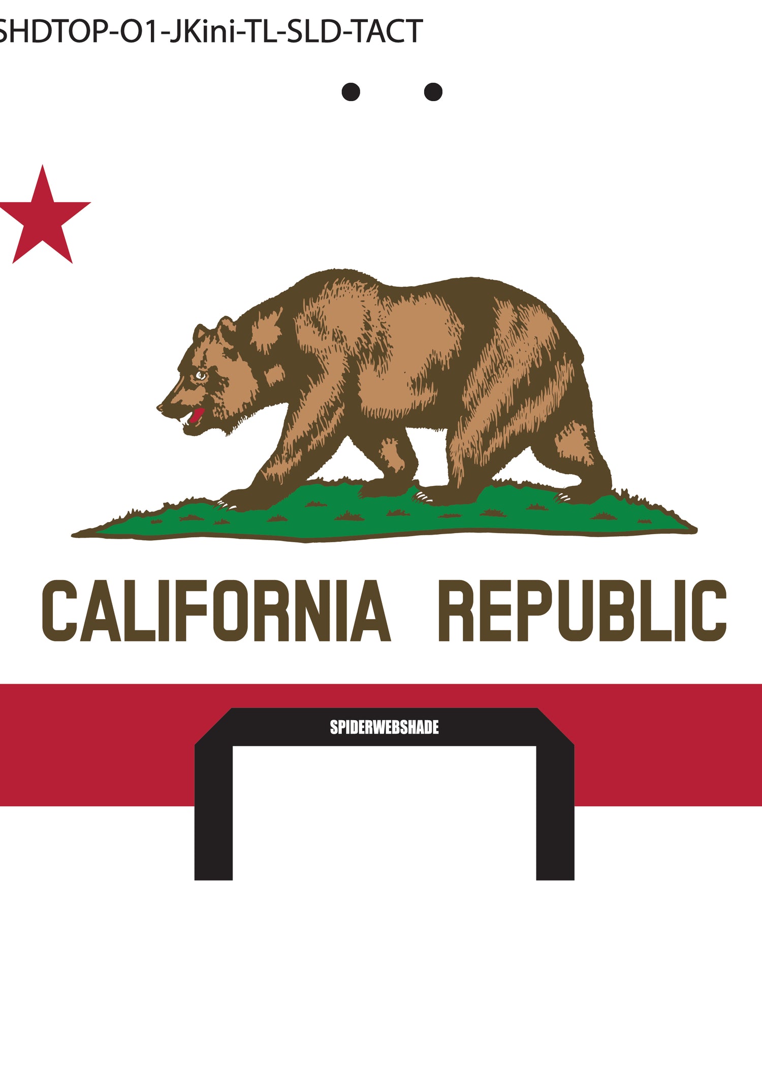 GLADIATOR JTKINI PRINTED STATE FLAGS