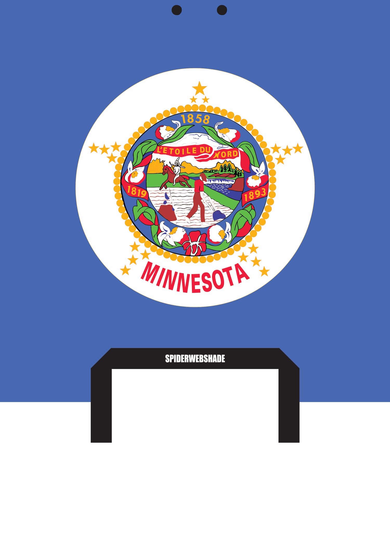 JKINI 2D/4D PRINTED STATE FLAGS