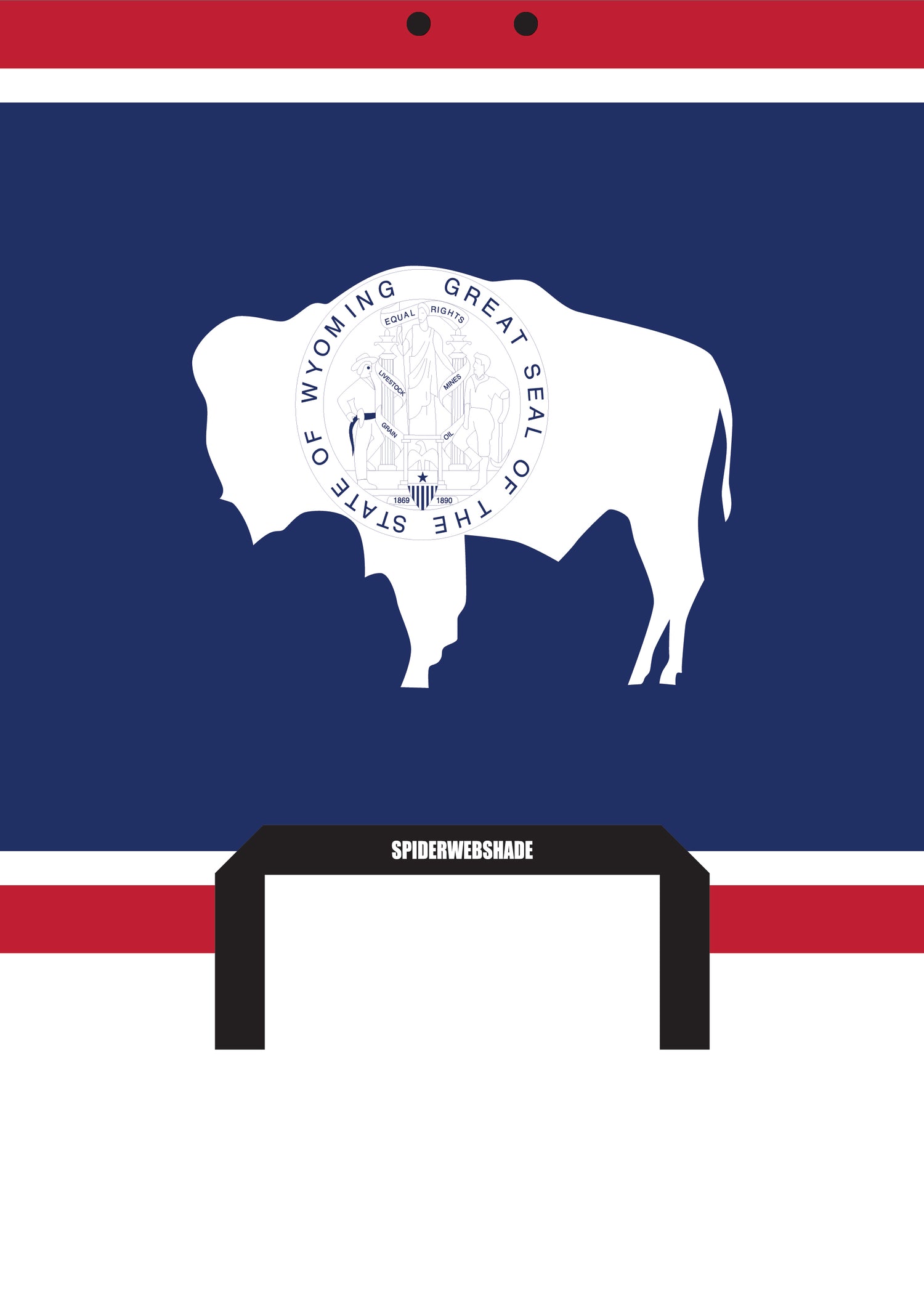 JKINI 2D/4D PRINTED STATE FLAGS