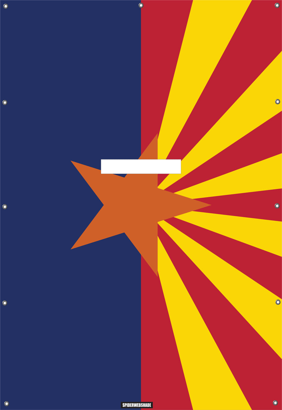 JL4D Printed Arizona flag SPIDERWEBSHADE shadetop design