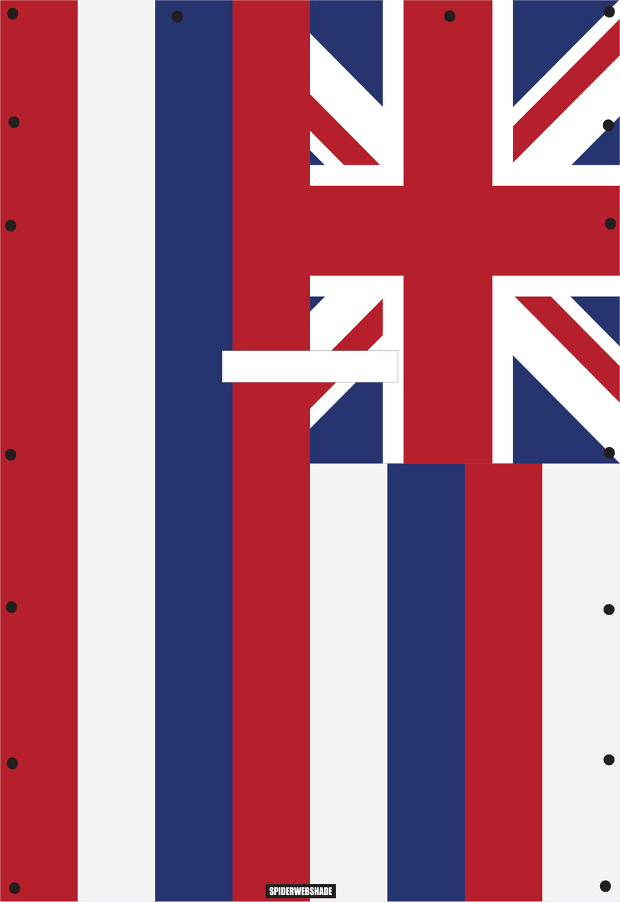JL4D Printed Hawaii flag SPIDERWEBSHADE shadetop design