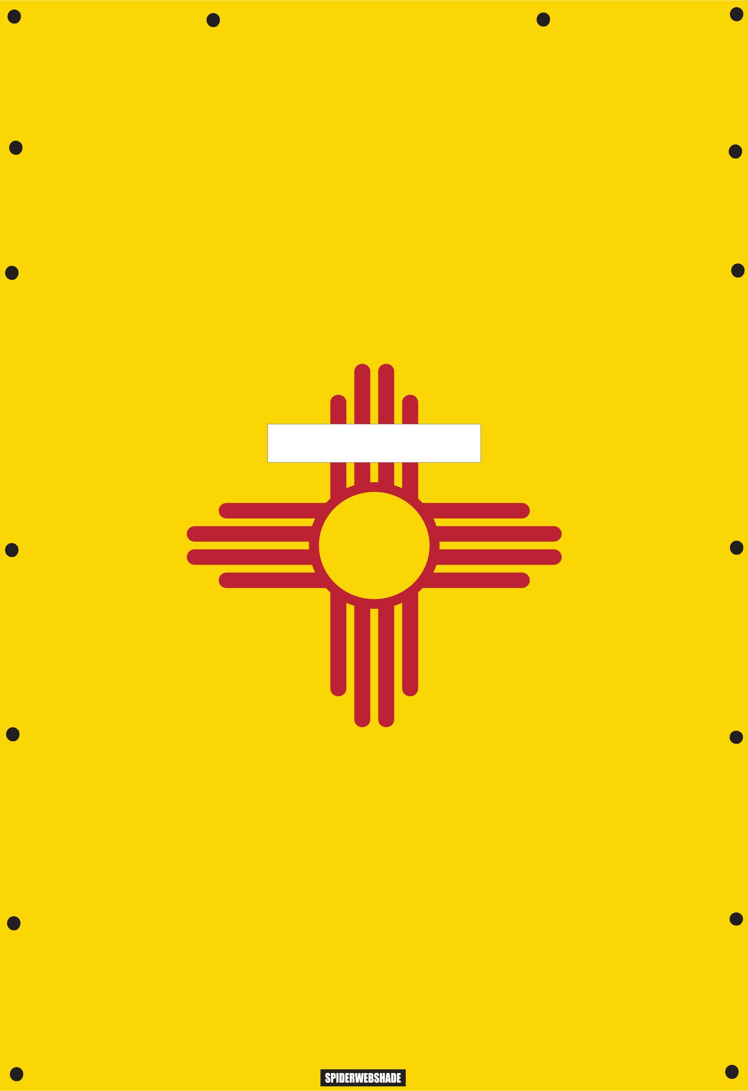 JL4D Printed New Mexico flag SPIDERWEBSHADE shadetop design