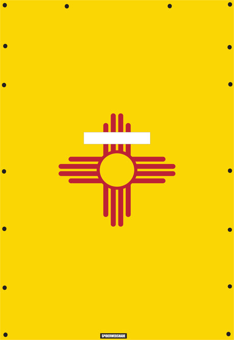JL4D Printed New Mexico flag SPIDERWEBSHADE shadetop design