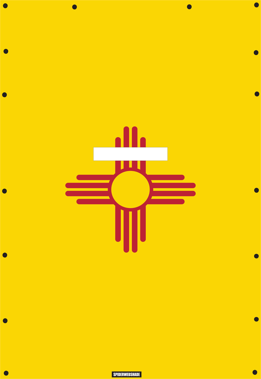 JL4D Printed New Mexico flag SPIDERWEBSHADE shadetop design