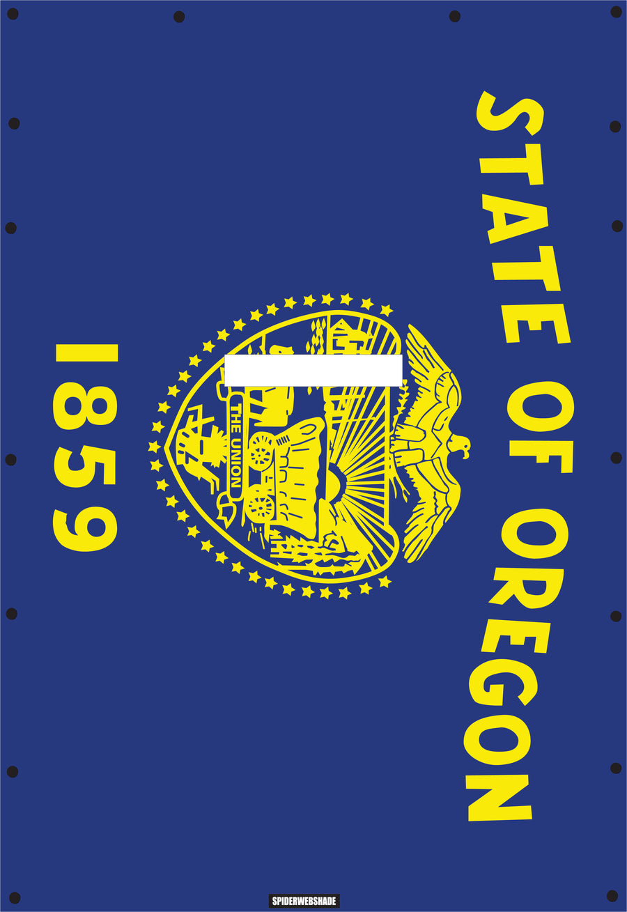 JL4D Printed Oregon flag SPIDERWEBSHADE shadetop design