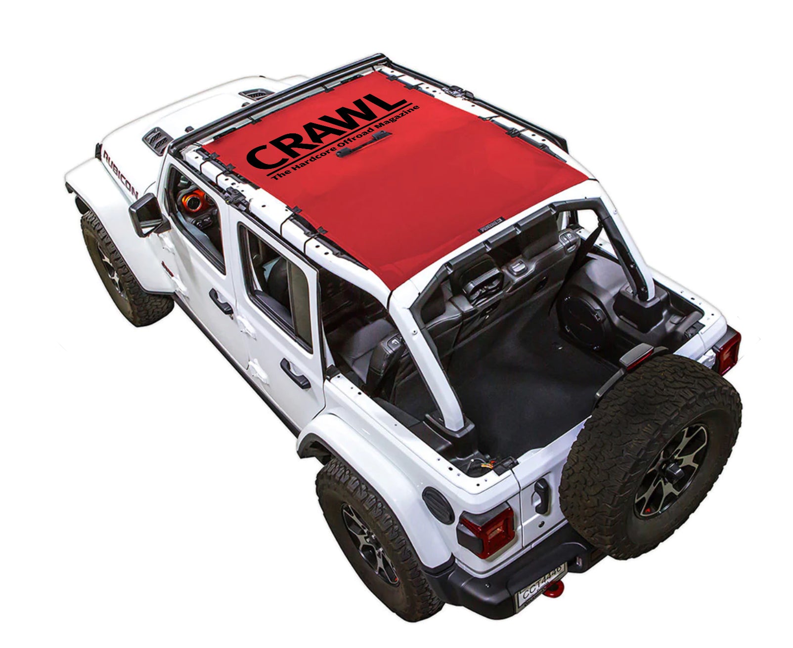 Jeep Wrangler JL JL4D CRAWL MAGAZINE SPIDERWEBSHADE