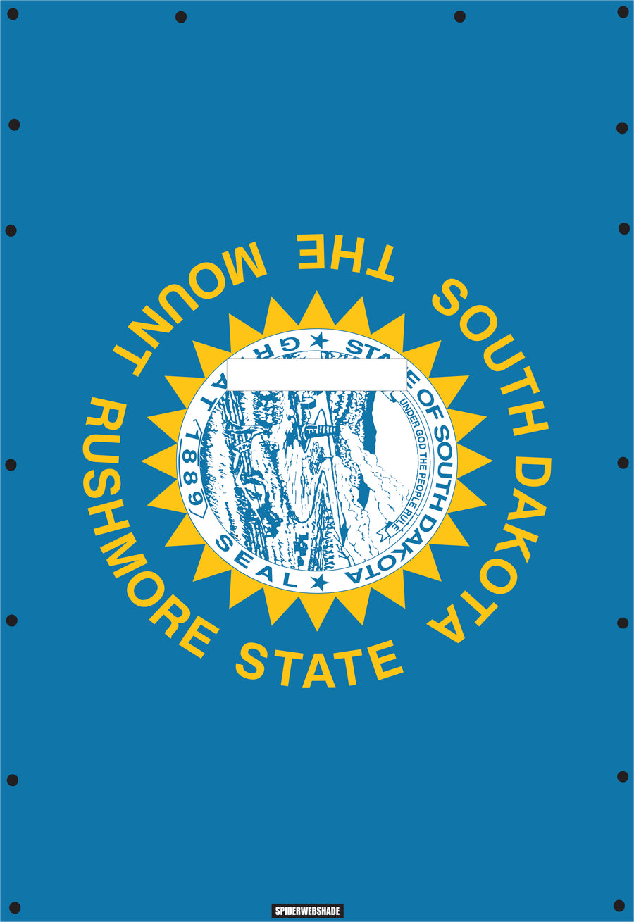 JL4D Printed South Dakota flag SPIDERWEBSHADE shadetop design
