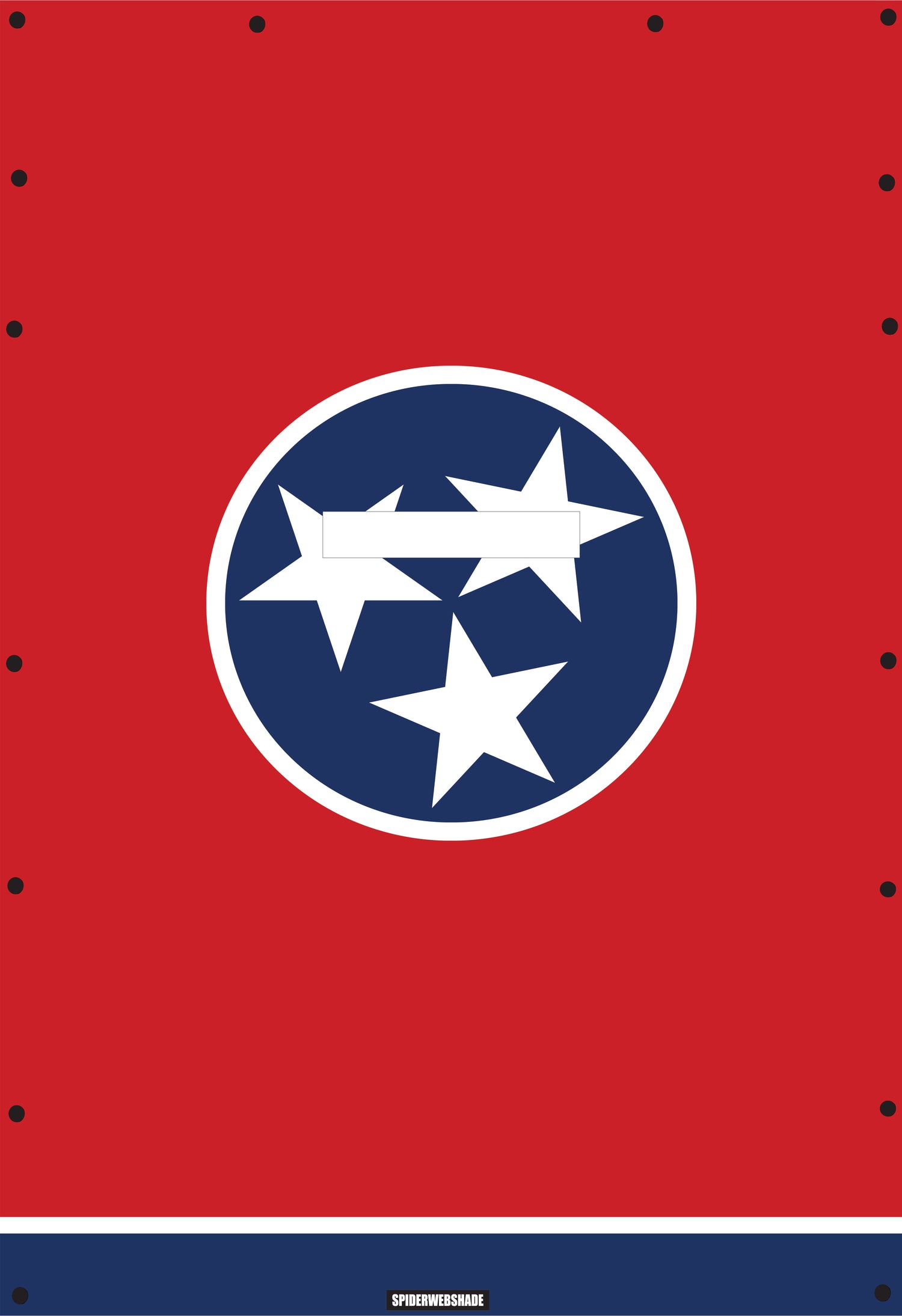JL4D Printed Tennessee flag SPIDERWEBSHADE shadetop design