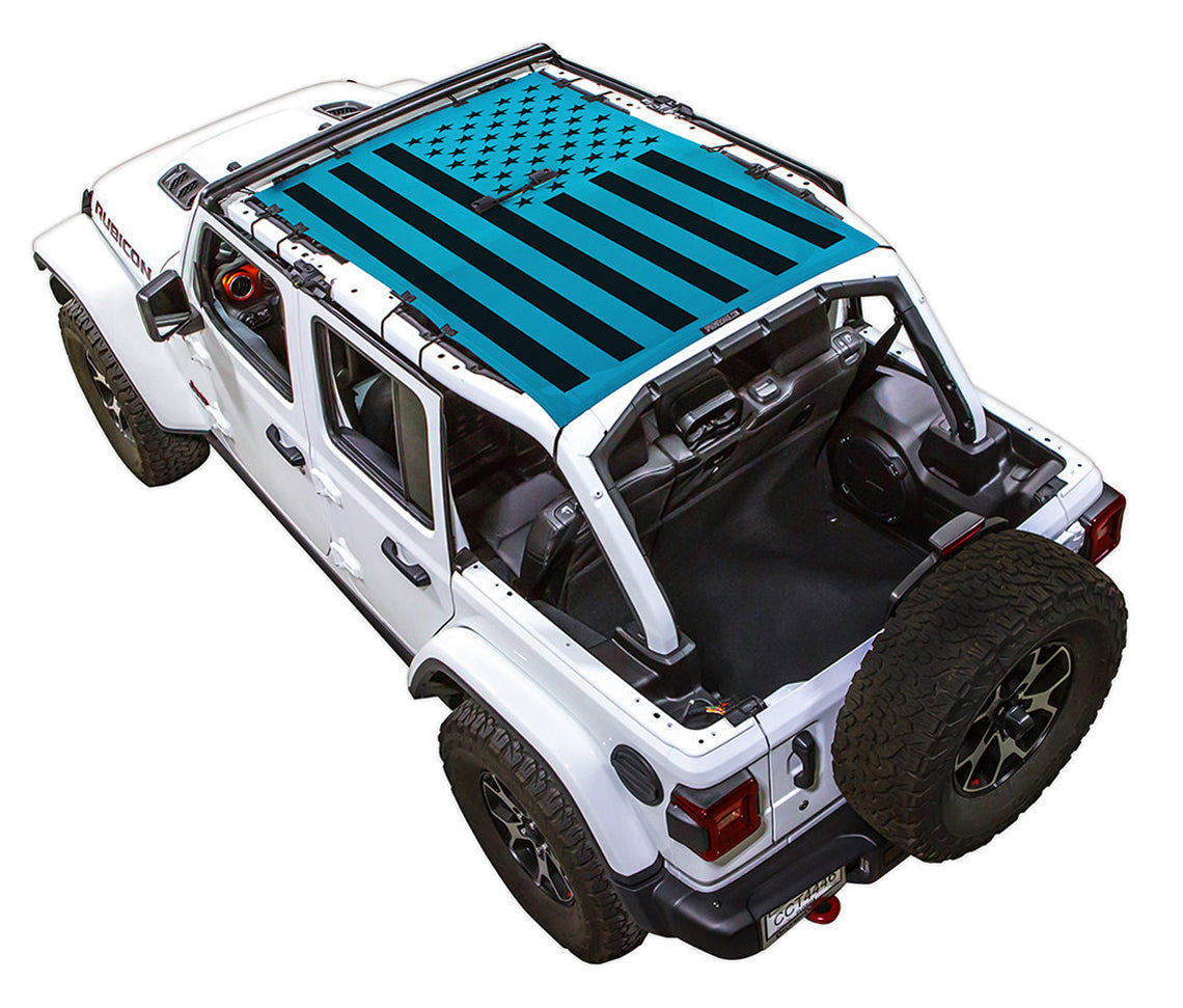 Jeep Wrangler JLU JL4D Tactical Flag Solid - SPIDERWEBSHADE