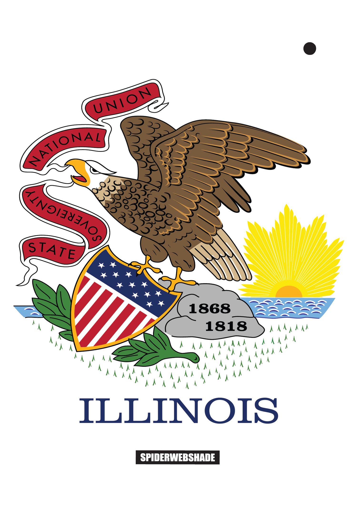 JLKINI 2D/4D PRINTED STATE FLAGS