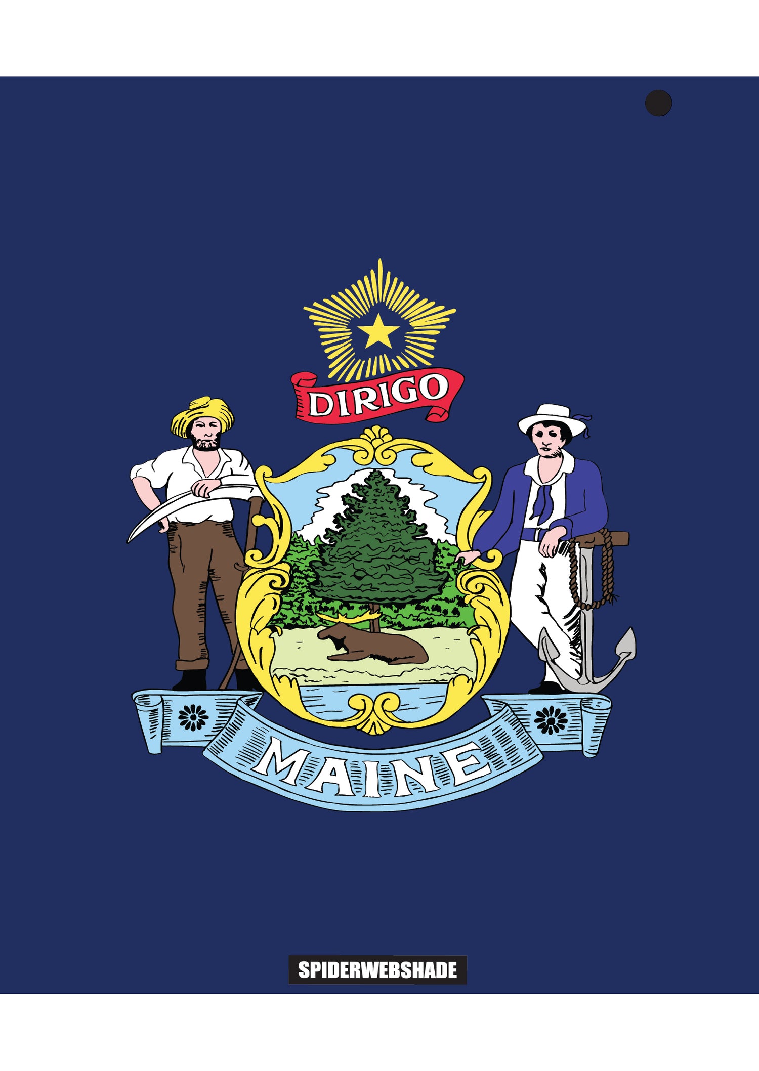 JLKINI 2D/4D PRINTED STATE FLAGS