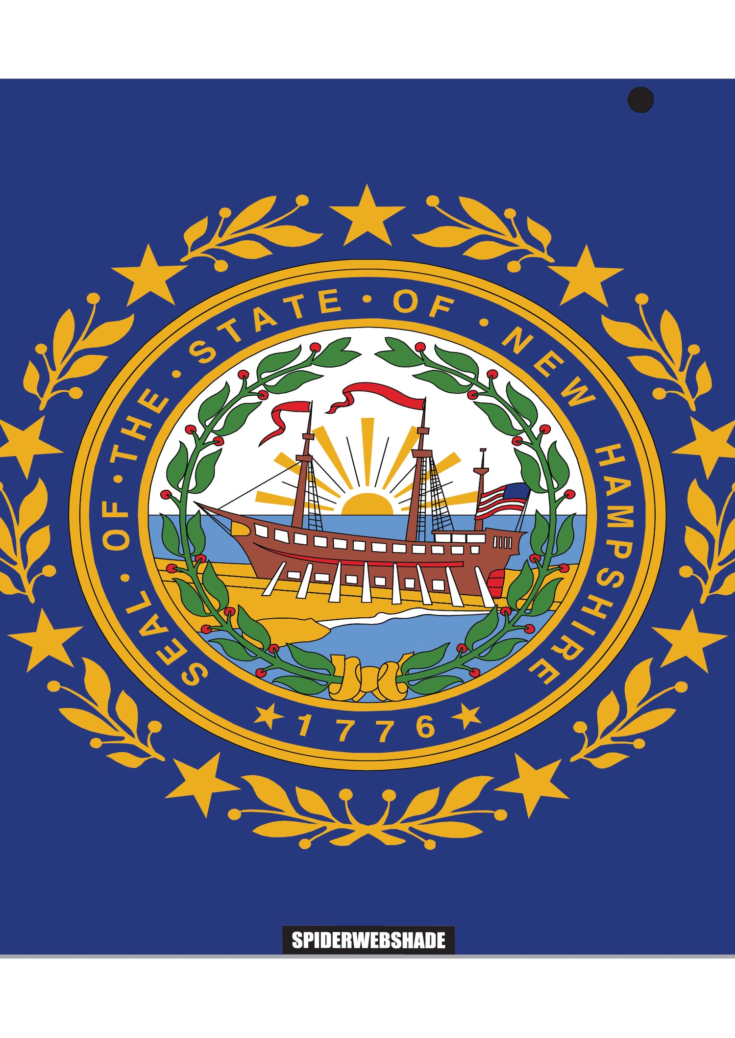 JLKINI 2D/4D PRINTED STATE FLAGS