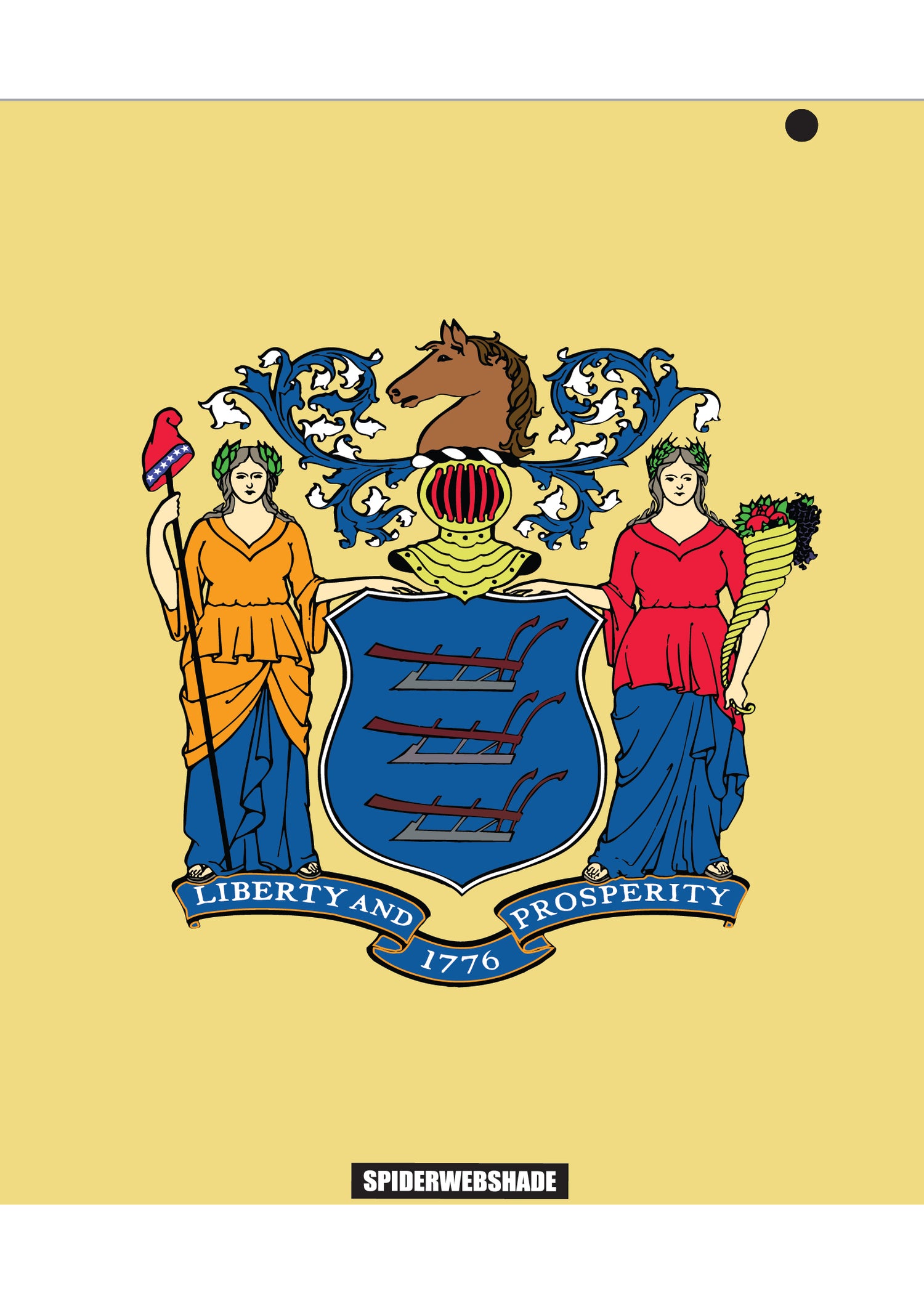 JLKINI 2D/4D PRINTED STATE FLAGS