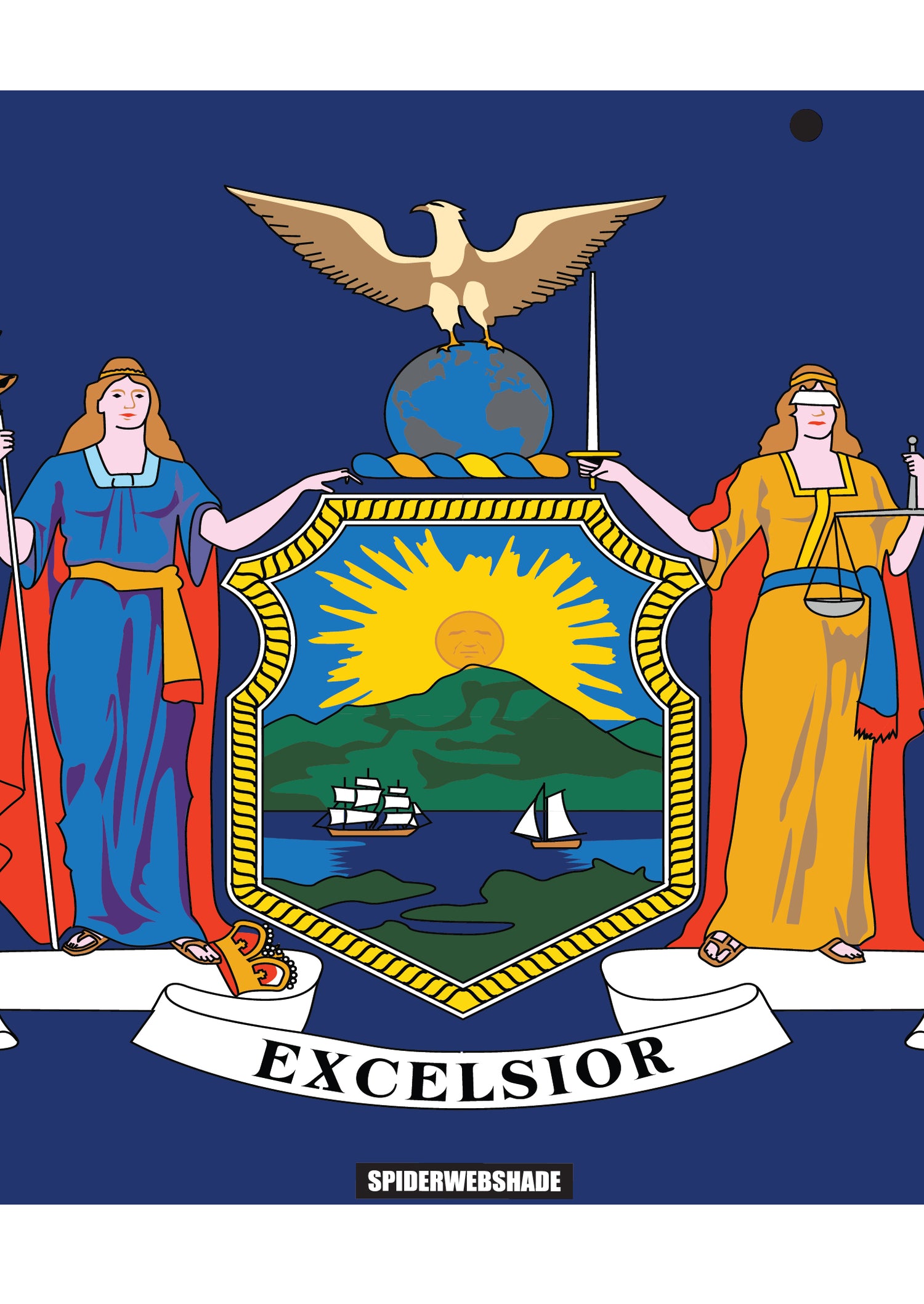 JLKINI 2D/4D PRINTED STATE FLAGS