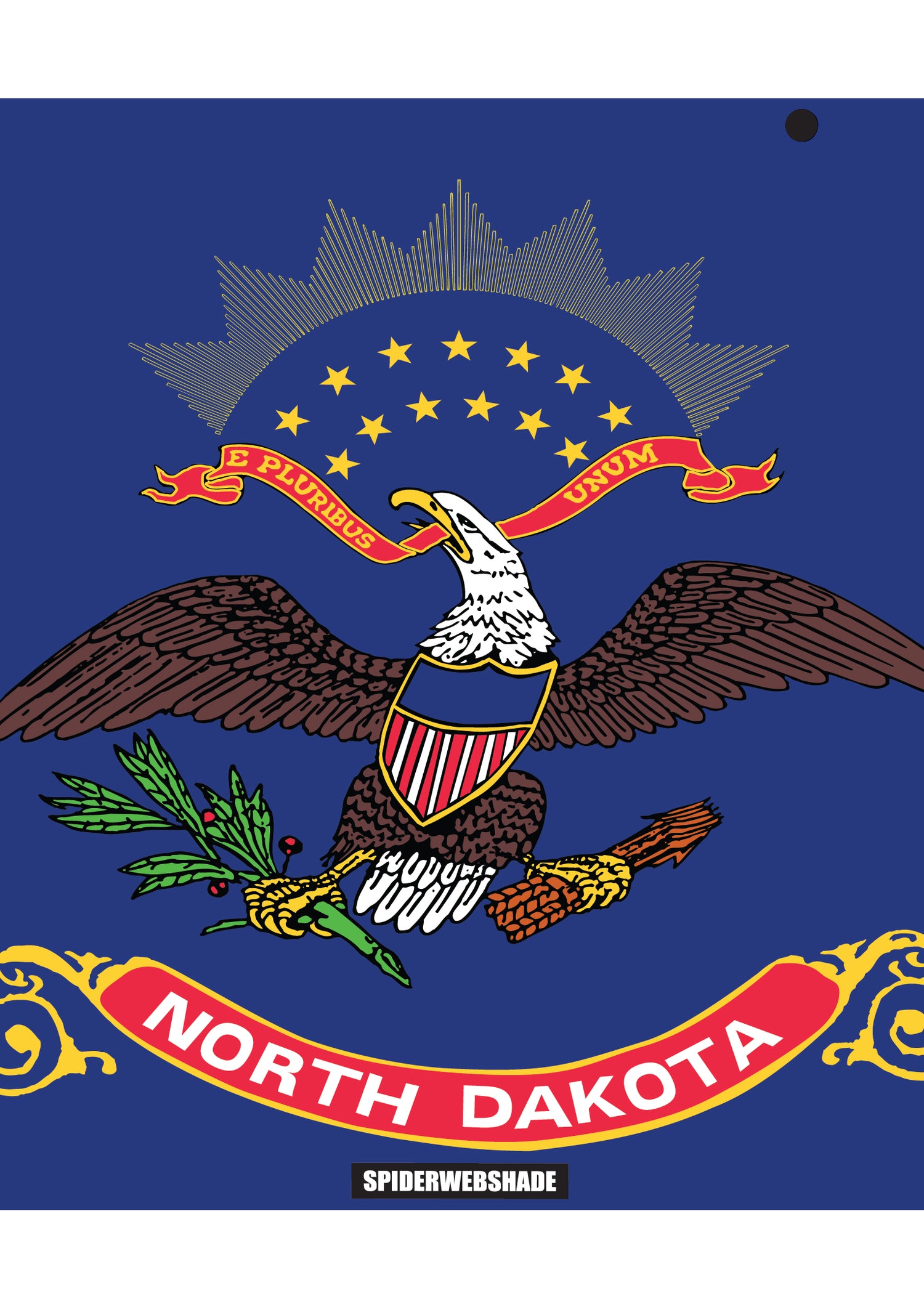 JLKINI 2D/4D PRINTED STATE FLAGS