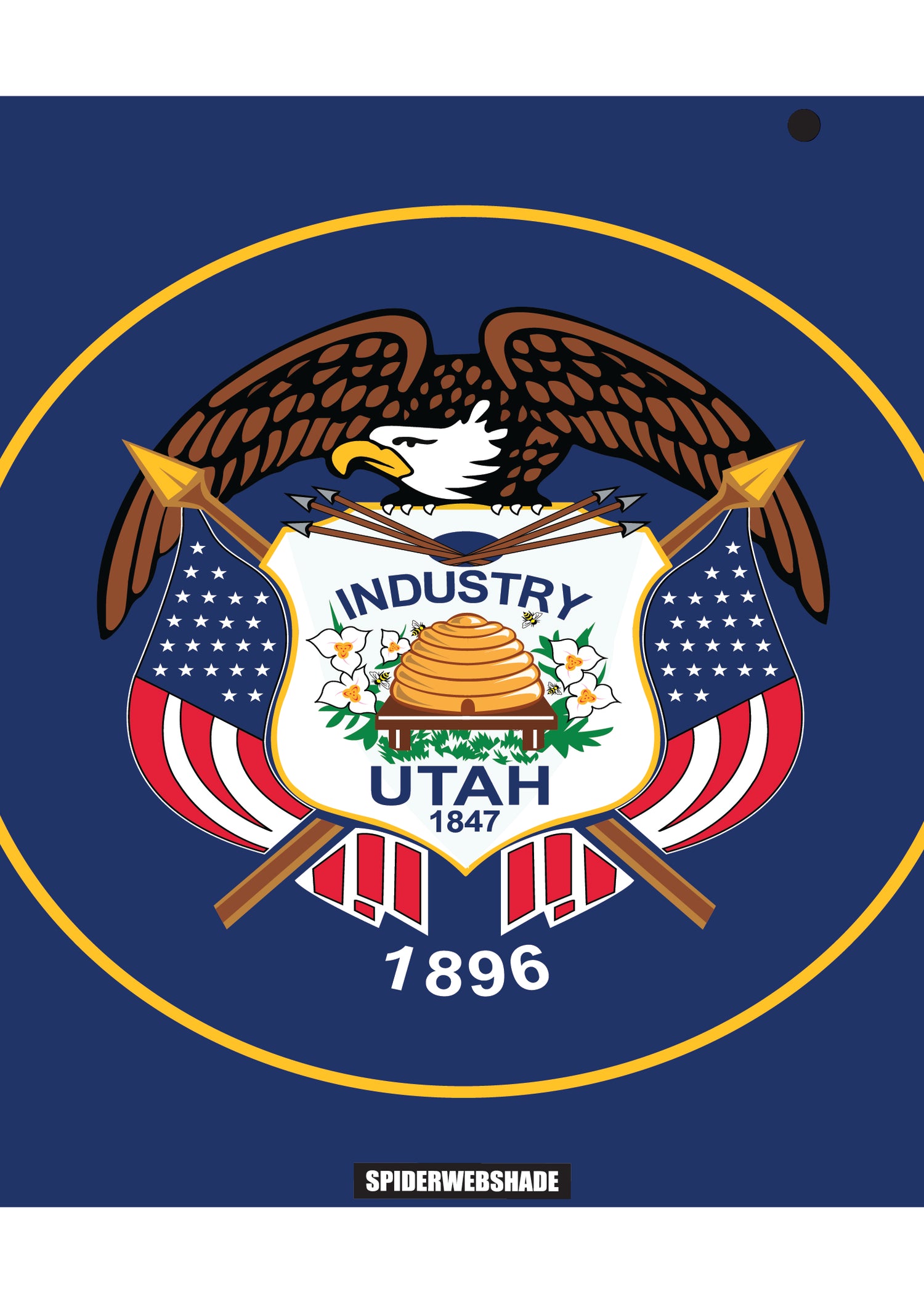 JLKINI 2D/4D PRINTED STATE FLAGS